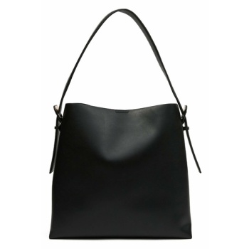 orsay handbag black outer part - polyurethane; lining 