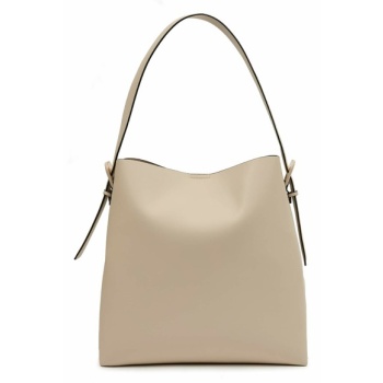 orsay handbag beige outer part - polyurethane; lining 