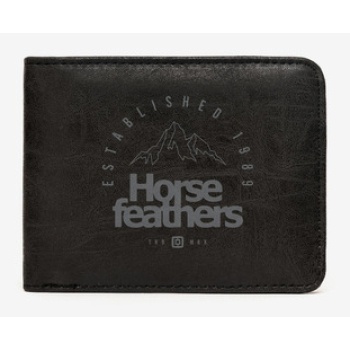 horsefeathers gord wallet black 100% pu leather