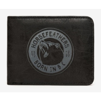 horsefeathers gord wallet black 100% pu leather