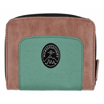 horsefeathers kairi wallet green 100% pu leather