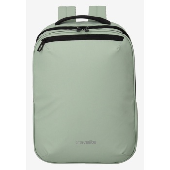 travelite basics everyday light green backpack green