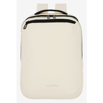 travelite basics everyday ivory backpack beige