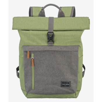 travelite basics roll-up 35 l backpack green