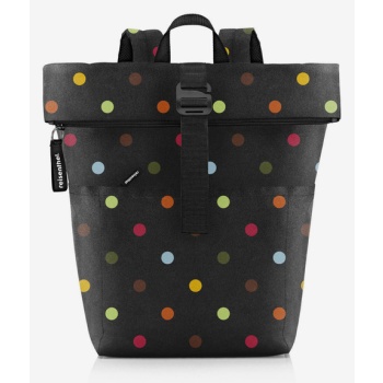 reisenthel rolltop dots backpack violet