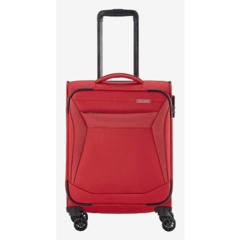 travelite chios s suitcase red polyester