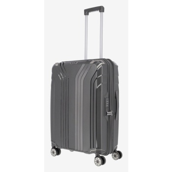 travelite elvaa 4w m black suitcase black