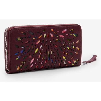 desigual blackwell fiona wallet red 100% polyurethane σε προσφορά