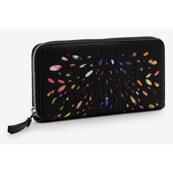 desigual blackwell fiona wallet black 100% polyurethane σε προσφορά