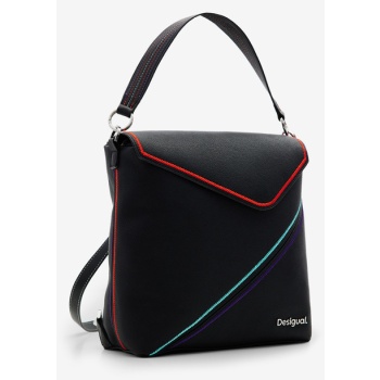 desigual cleo black jersey backpack black 100% polyurethane σε προσφορά