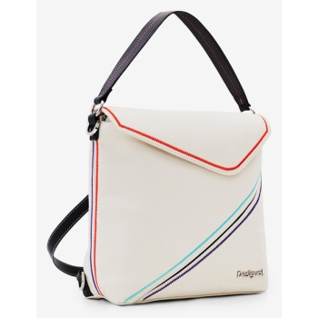 desigual backpack white 100% polyurethane σε προσφορά