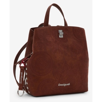 desigual dejavu sumy mini backpack brown 100% polyurethane σε προσφορά