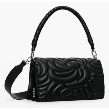 desigual curie dortmund 2.0 handbag black 100% polyurethane σε προσφορά