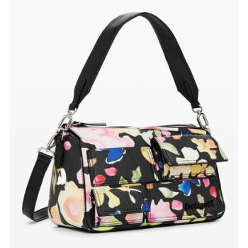 desigual pocket print phuket mini handbag black 100% σε προσφορά