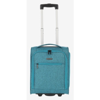 travelite cabin 2w underseater suitcase blue polyester