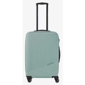 travelite bali m mint suitcase green outer part - abs;