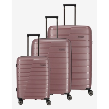 travelite air base s,m,l set pink polypropylen