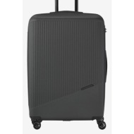 travelite bali l anthracite suitcase grey outer part - abs; lining - polyester