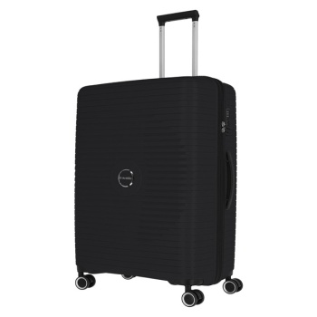 travelite orbita l black suitcase black