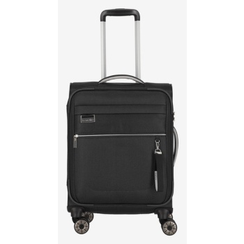 travelite miigo suitcase black recycled polyester