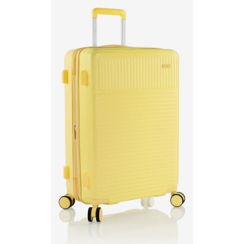 heys pastel m suitcase yellow polycarbonate