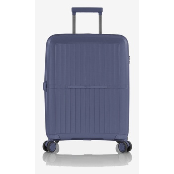 heys airlite s blue suitcase blue plastic, textile