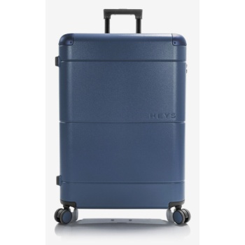 heys zen l navy suitcase blue polycarbonate