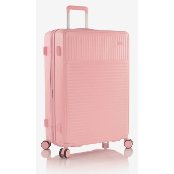 heys pastel l suitcase pink polycarbonate