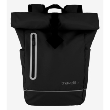 travelite basics roll-up plane black backpack black