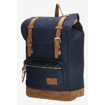 enrico benetti santiago 17` notebook 23 l blue backpack blue