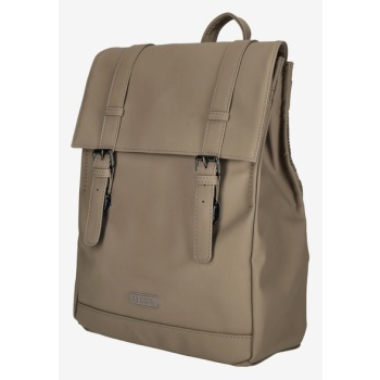 enrico benetti maeve tablet taupe backpack brown