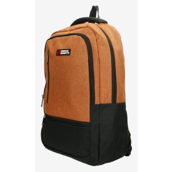 enrico benetti hamburg 15` notebook rust backpack yellow