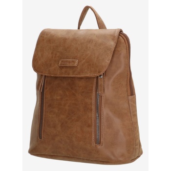 enrico benetti nouméa camel backpack brown