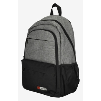 enrico benetti hamburg notebook 23 l light grey backpack