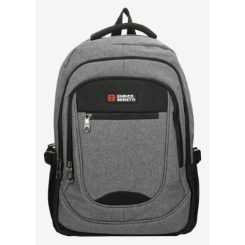 enrico benetti hamburg notebook 35,5 l light grey backpack