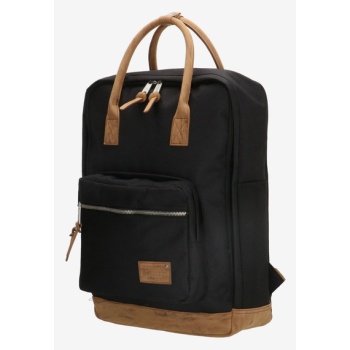 enrico benetti santiago 17` notebook 19 l black backpack