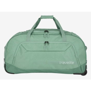 travelite kick off wheeled duffle xl sage bag green