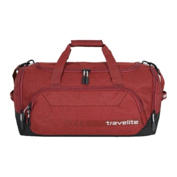 travelite kick off duffle m red bag red