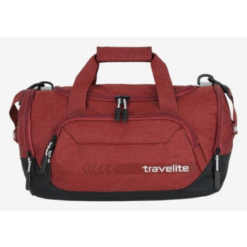 travelite kick off duffle s bag red 100% polyester