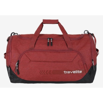 travelite kick off duffle l red bag red polyester