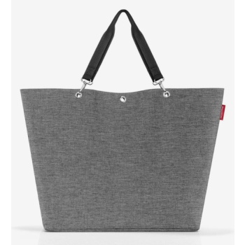 reisenthel shopper xl bag grey canvas, polyester