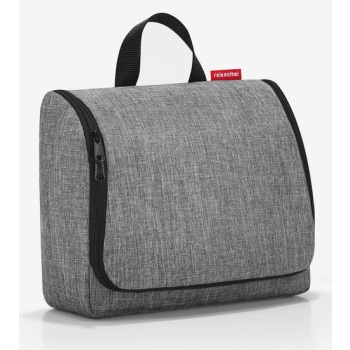 reisenthel toiletbag xl twist cosmetic bag grey polyester