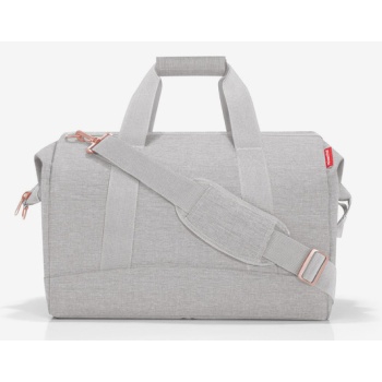 reisenthel allrounder l twist sky rose bag grey polyester