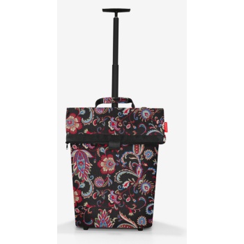 reisenthel trolley m frame paisley bag violet