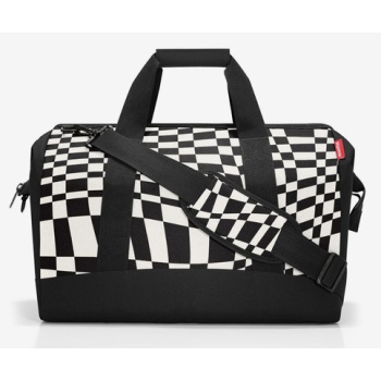 reisenthel allrounder l op-art bag black polyester