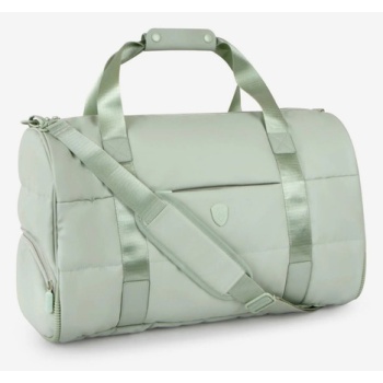 heys puffer duffel bag sage travel bag green polyester