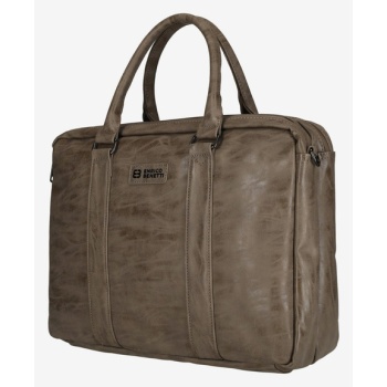 enrico benetti rotterdam 15` notebook bag medium taupe bag