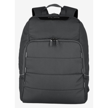 travelite skaii backpack grey 100 % recycled polyester