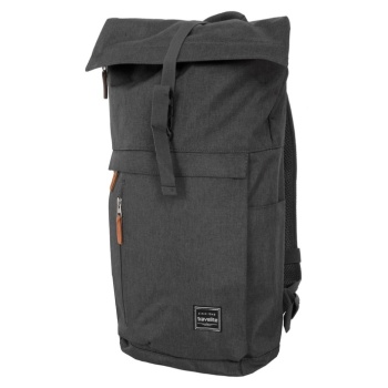 travelite basics roll-up anthracite backpack grey