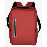 travelite basics boxy backpack red